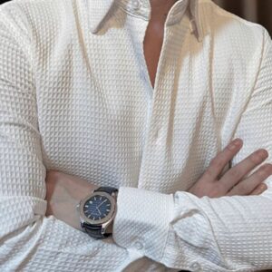Men’s Textured Casual Shirt