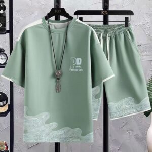 Men’s Casual T-Shirt & Shorts Set