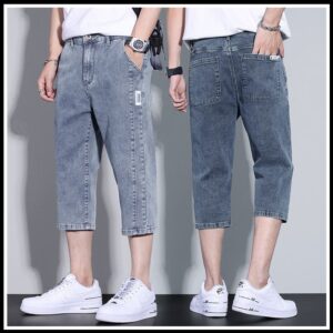 Men’s Cropped Jeans Pants